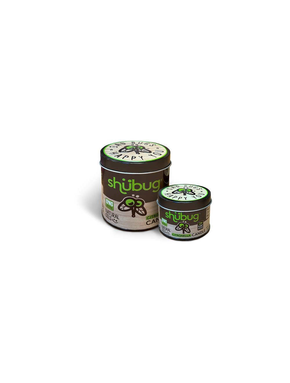 Shubug Citronella Candle Tin 10oz