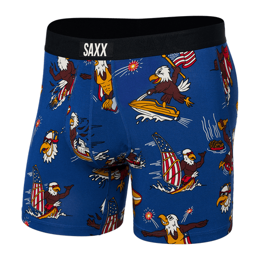 SAXX M Ultra Super Soft Boxer Brief SUPER EAGLE SAPPHIRE