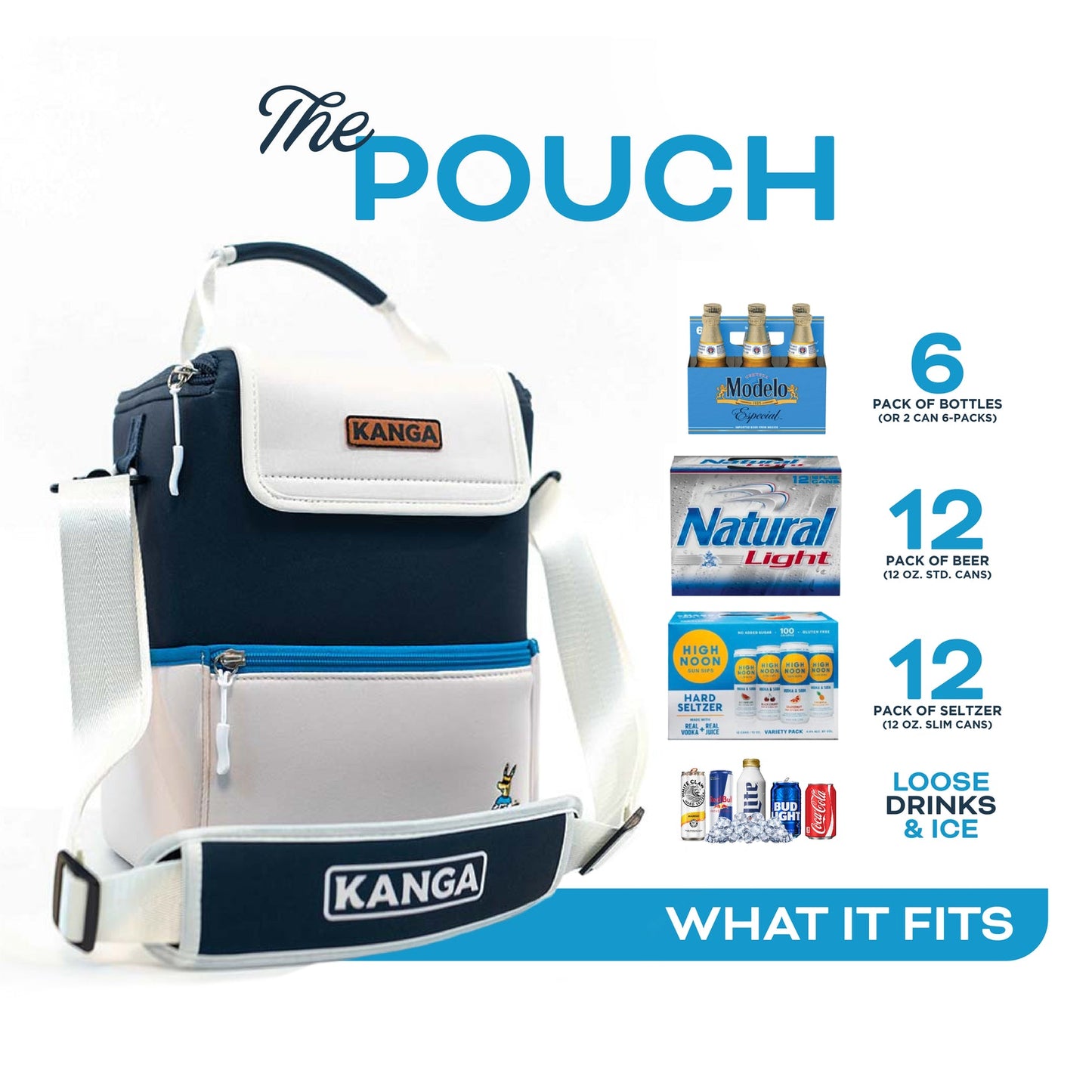 Kanga Coolers 6/12 Pack Pouch BREEZE