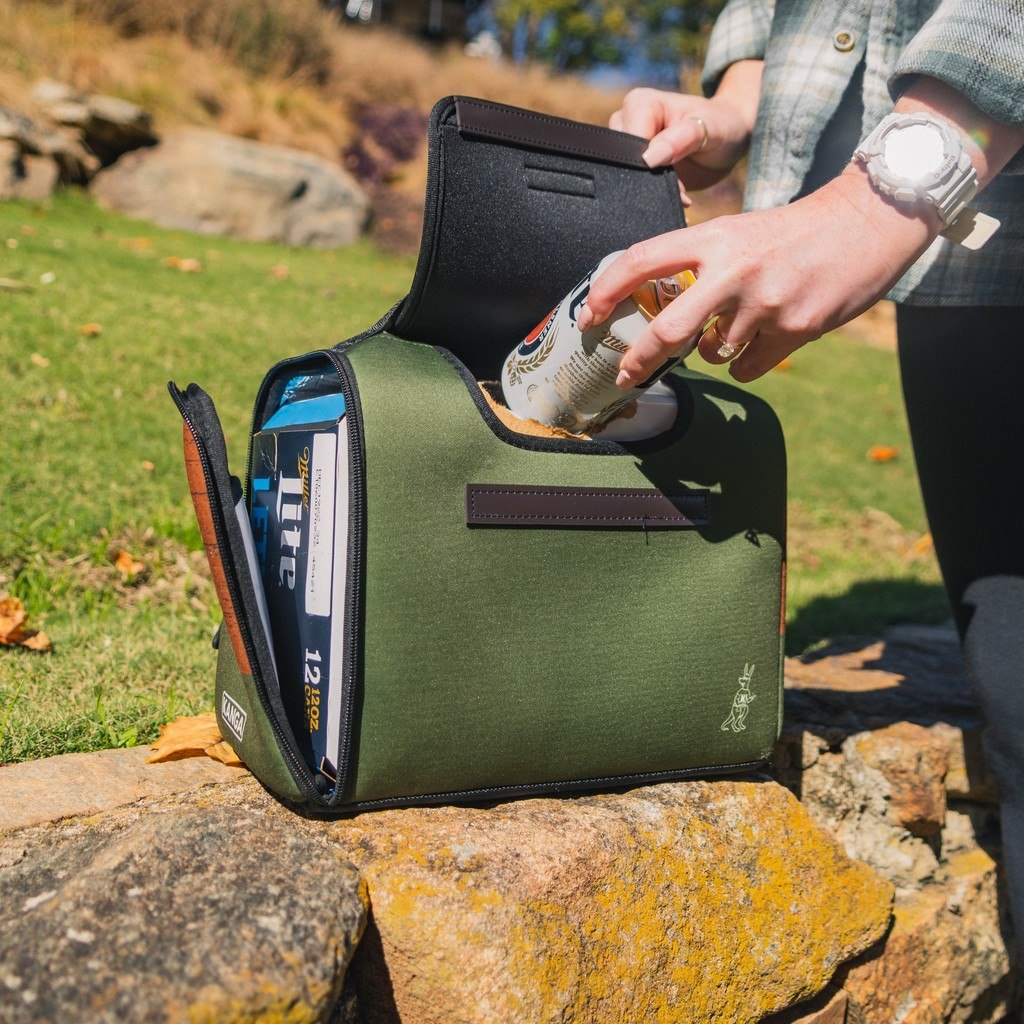 Kanga Cooler Kase Mate 12 Pack WOODY
