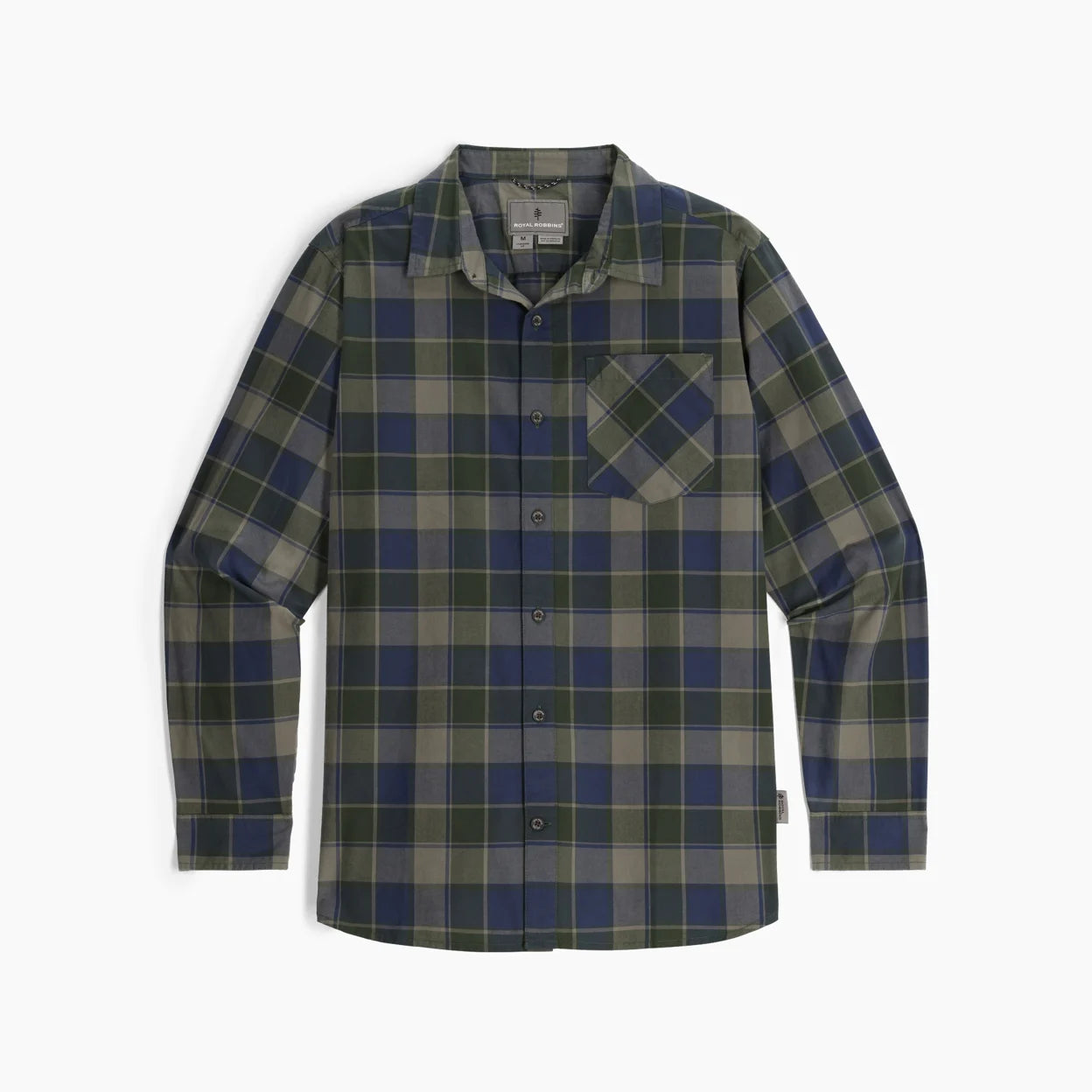 Royal Robbins M LS Tamarack DUSTY OLIVE CANYON