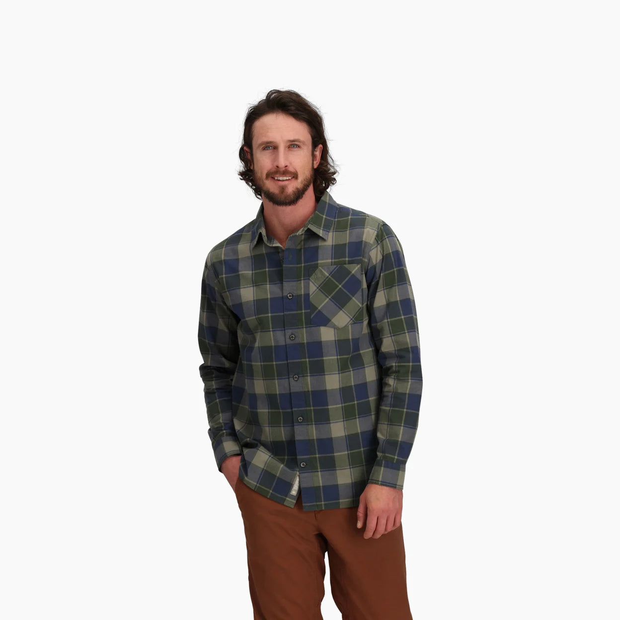 Royal Robbins M LS Tamarack DUSTY OLIVE CANYON