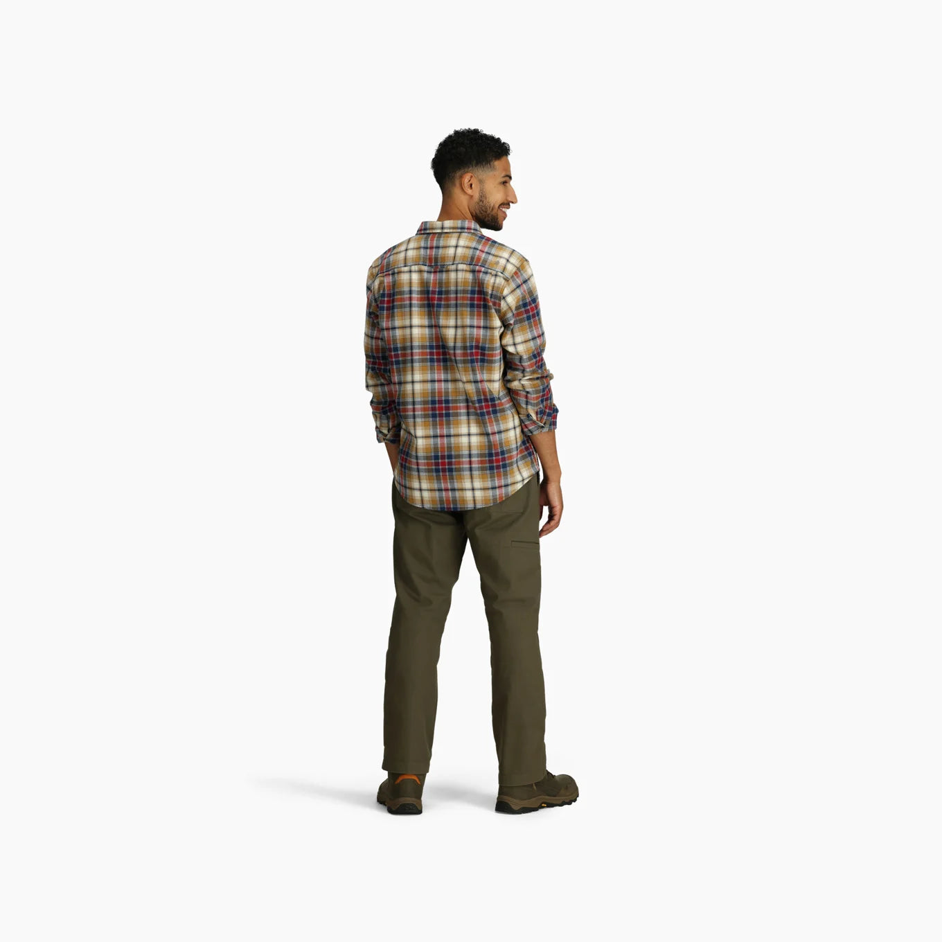 Royal Robbins M LS Lieback Flannel Plaid Shirt BISTRO TAHOE PLAID