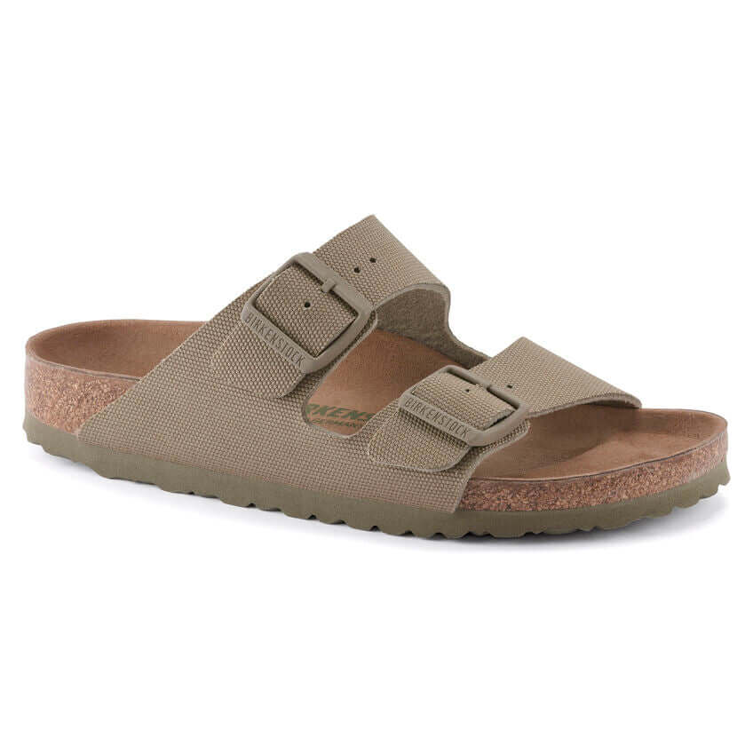 Birkenstock Arizona Canvas Rivet Logo FADED KHK-NAR