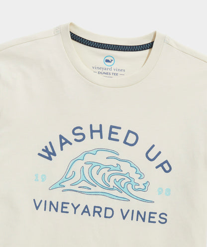 Vineyard Vines M SS Washed Up Dunes Graphic Tee STONE HEATHER