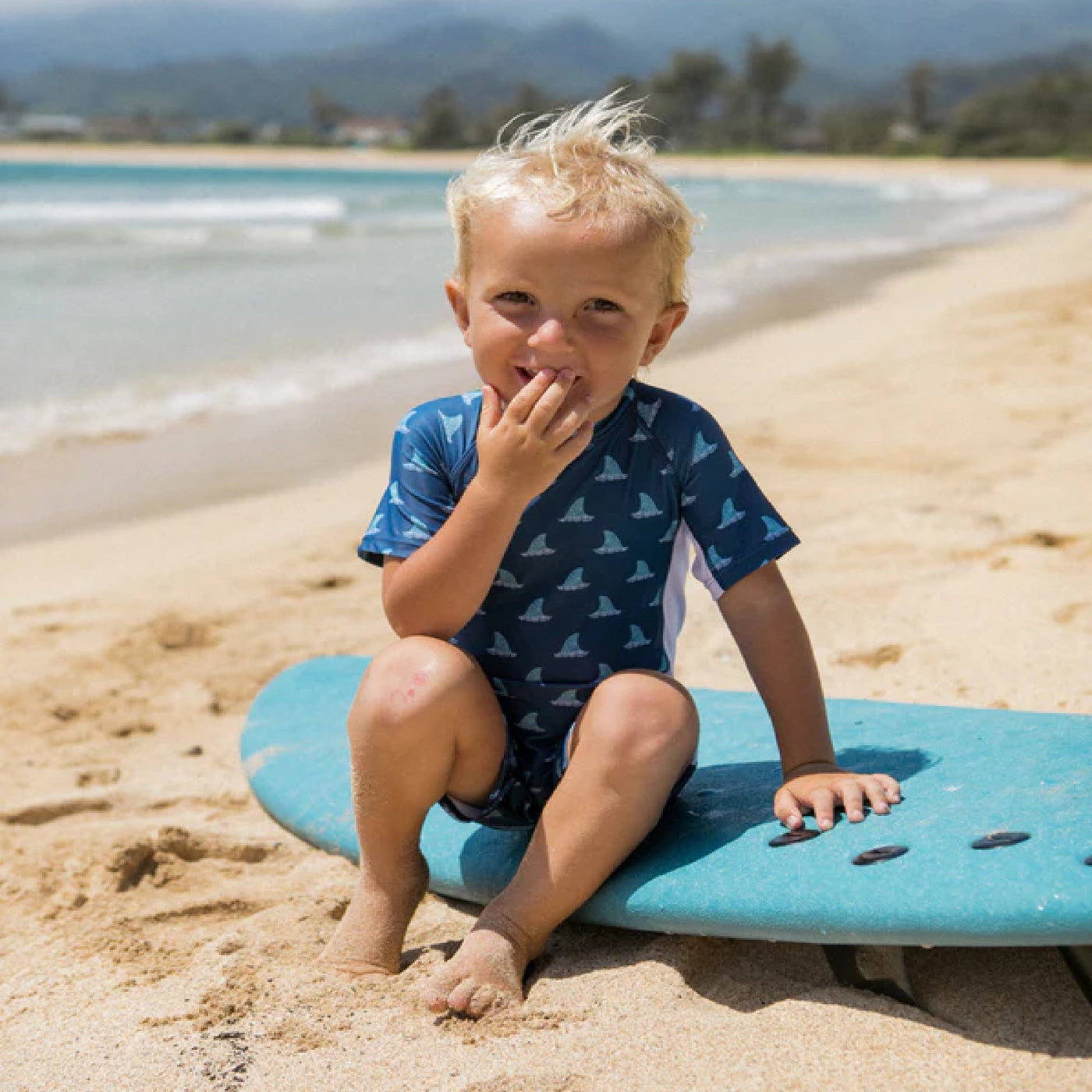 Feather 4 Arrow Kid's SS Surf Suit NAVY