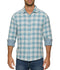 Flag & Anthem M LS Liburn Shirt BLUE/WHITE/MINT