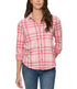Flag & Anthem W LS Minot Knit Flannel RASPBERRY