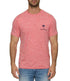 Flag & Anthem M SS Palm Flag Performance Tee BRIGHT RED