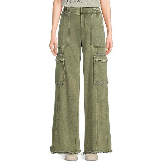 Flag & Anthem W Dolly Vintage Washed Pant OLIVE