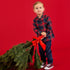 Magnetic Me Baby & Toddler Flannel Henley Set HOLIDAY PLAID