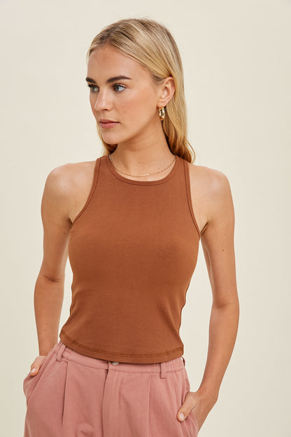 Wish List W Ribbed Cropped Tank GUCCI