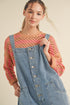 Wish List W Button Front Jumpsuit DENIM