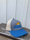 ALL STAR Herring's Trucker Hat HEATHER GREY/BEIGE/OCEAN BLUE