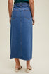 Wish List W Midi Skirt DARK DENIM