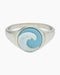 Pura Vida Cameo Wave Signet Ring SILVER