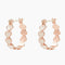 Pura Vida Love Enamel Heart Hoop Earring ROSE GOLD