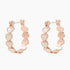 Pura Vida Love Enamel Heart Hoop Earring ROSE GOLD