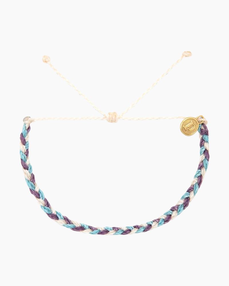 Pura Vida Mini Braided Bracelet PINKY PROMISE