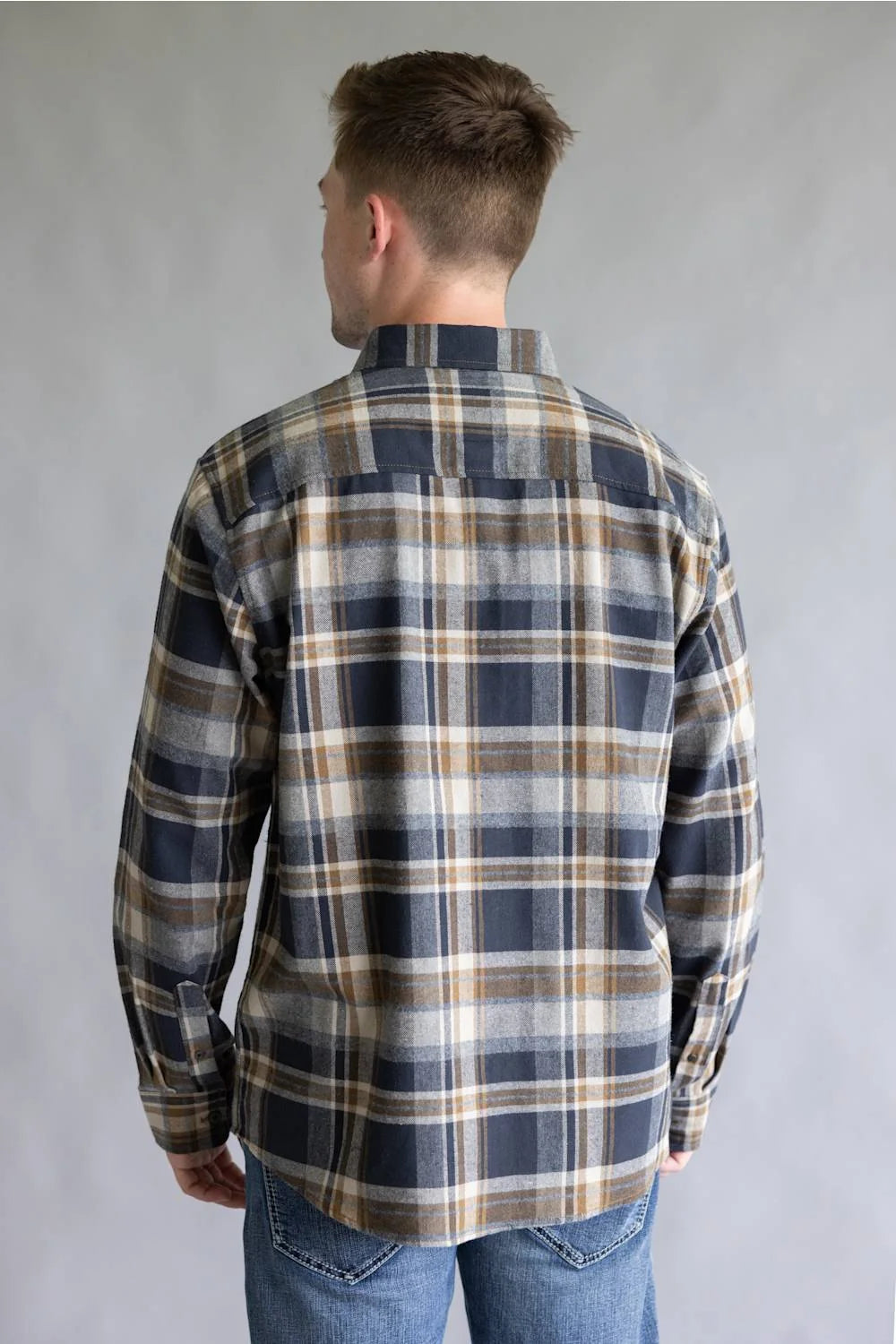 North River M LS Farmington Brushed Cotton Shirt BARN