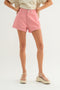 Wish List W Striped Short RED/WHITE
