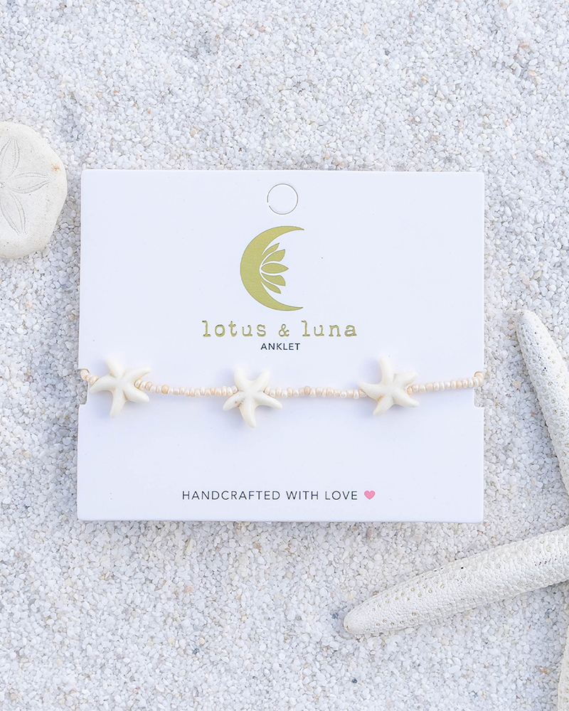 Lotus And Luna Seedbead Anklet SEASTAR