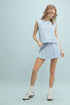 Wish List W French Terry Tank BLUE