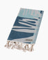Sand Cloud Beach Towel Cutleaf SEAGLASS - REG