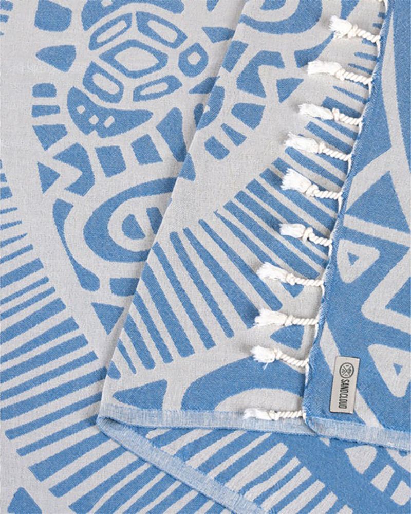 Sand Cloud Azure Beach Towel BLUE - LG