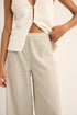 Rhythm W Valley Stripe Wide Leg Pant IVY