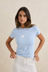 Rhythm W SS Holiday Everyday Tee SKY
