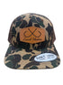 Riverbed Threads Local Hooker Leather Patch CAMO/BROWN