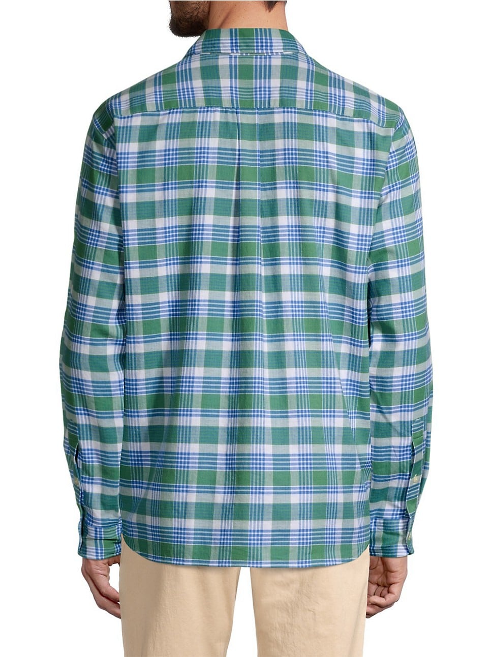 Vineyard Vines M LS Classic Plaid Twill STARBOARD GREEN