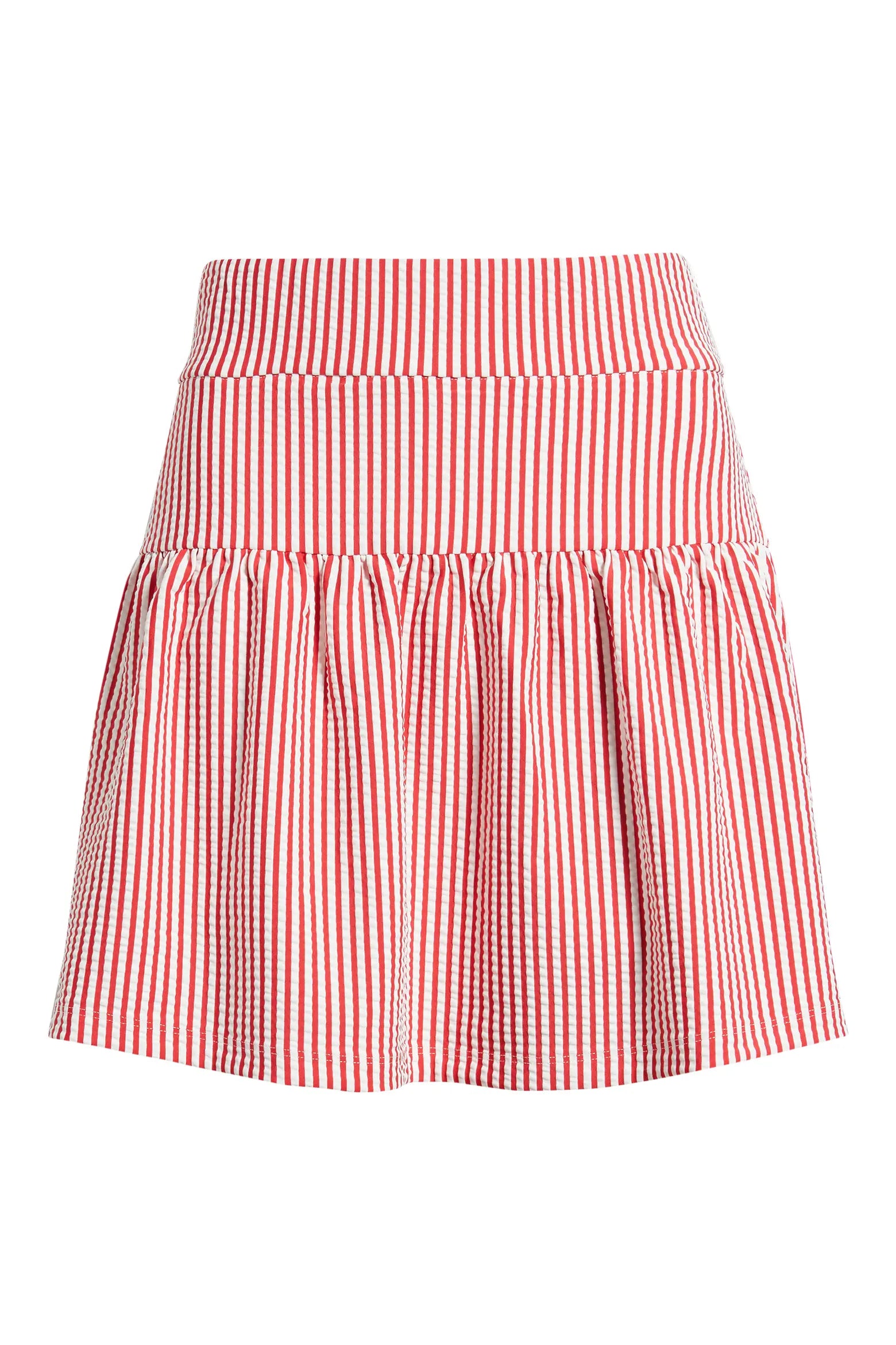 Vineyard Vines W Knit Tiered Skirt LIGHTHOUSE RED