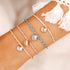 Pura Vida Silver La Concha Bracelet BLUE