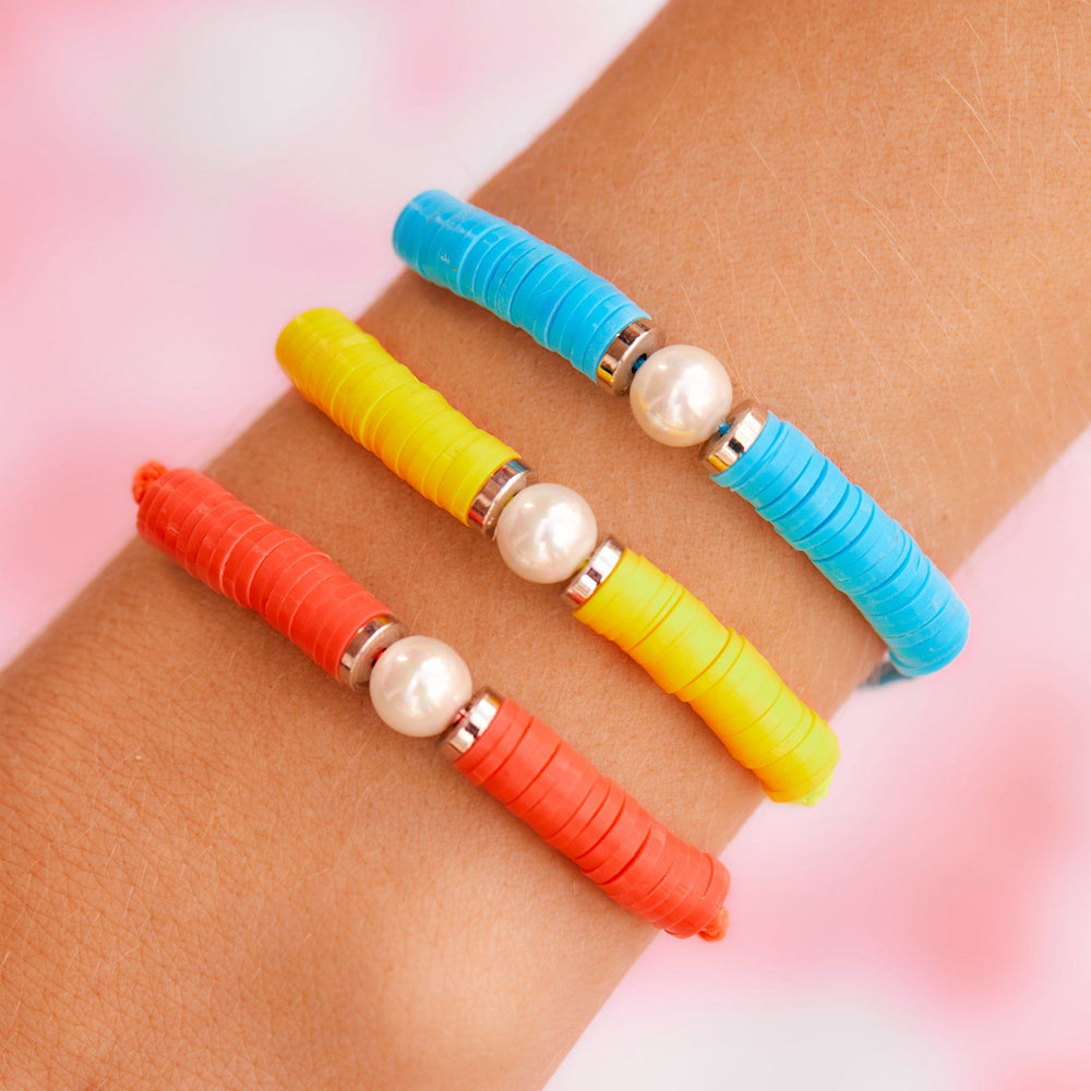 Pura Vida Neon Moon Bracelet NEON BLUE