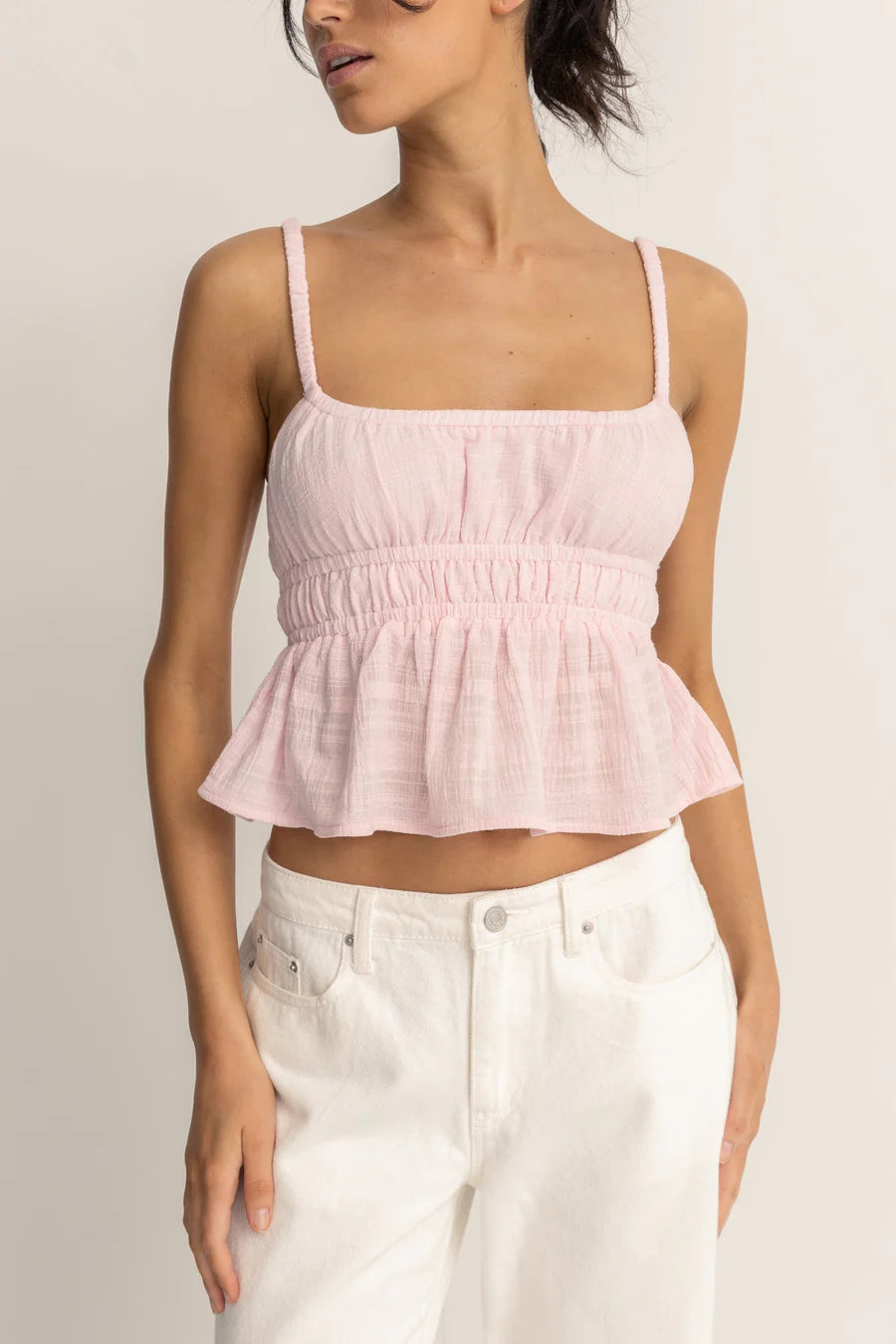 Rhythm W Babydoll Tank PINK