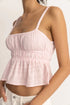 Rhythm W Babydoll Tank PINK