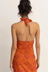 Rhythm W Adia Paisley Halter Top ORANGE