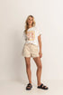 Rhythm W SS Islander Band Tee WHITE