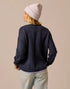Carve Designs W Drue Fuzzy Sweater NAVY / DARK DAWN