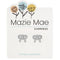 Mazie Mae CZ Bow Studs SILVER