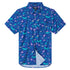 Chubbies M Friday Shirt THE SWAMP & CIRCUMSTANCES - BRIGHT BLUE