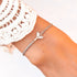 Pura Vida Rose Gold Mermaid Fin Bracelet SILVER