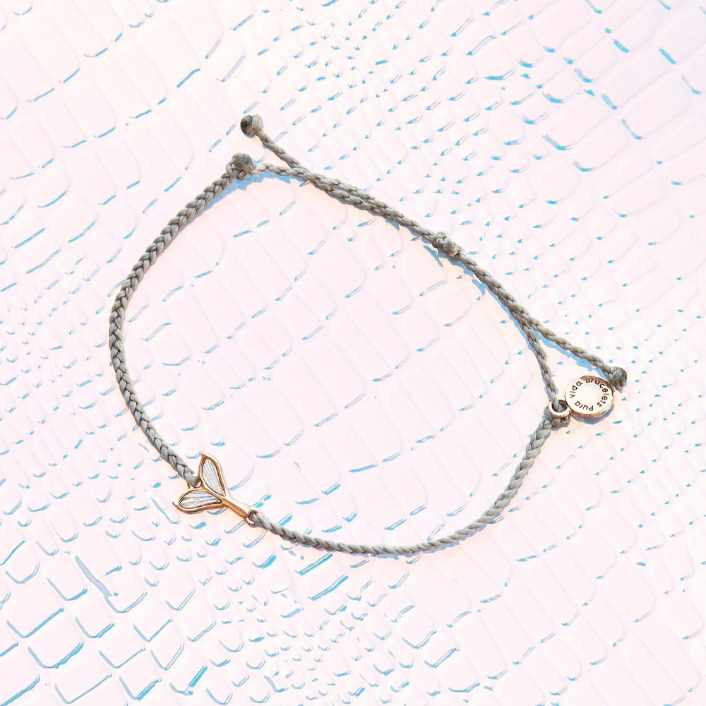 Pura Vida Rose Gold Mermaid Fin Bracelet SILVER