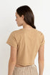 Rhythm W SS Follow The Sun Crop Crew Tee SAND