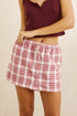 Rhythm W Chelsea Check Skort PLUM