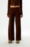 Rhythm W Jessie Wide Leg Leisure Pant CHOCOLATE