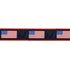 Preston Dog Collar American Flag NAVY/RED