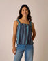 Carve Designs W Liv Stitched Top CAPTAIN TEXTURE